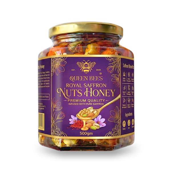 Royal Saffron Nuts Honey